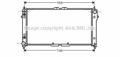 AVA QUALITY COOLING fd2182 -  Радиатор, охлаждение двигателя